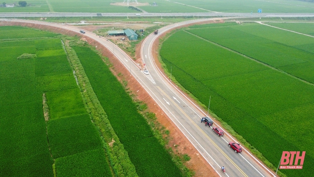 Hai nút giao với đường cao tốc Bắc - Nam qua địa phận Thanh Hóa chính thức đi vào hoạt động