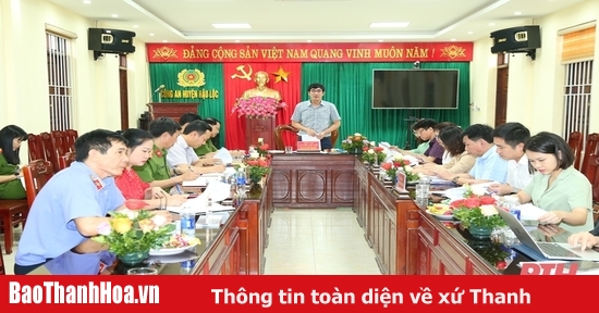 Giám sát công tác quản lý Nhà nước đối với một số ngành, nghề đầu tư kinh doanh có điều kiện về ANTT tại Công an huyện Hậu Lộc