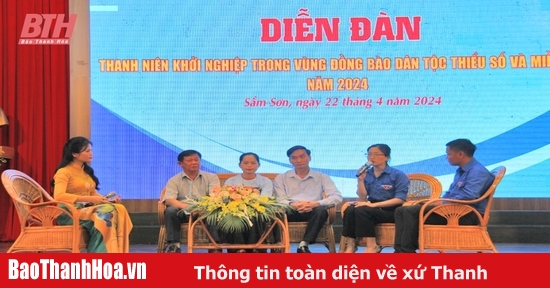 Diễn đàn thanh niên khởi nghiệp trong vùng đồng bào dân tộc thiểu số và miền núi 