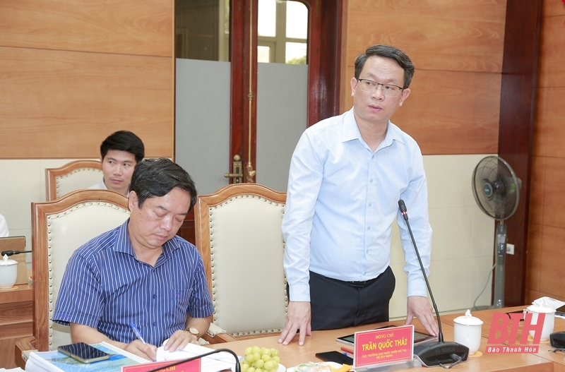 Assessment of the current status of urban development and planned establishment of wards in Thanh Hoa city