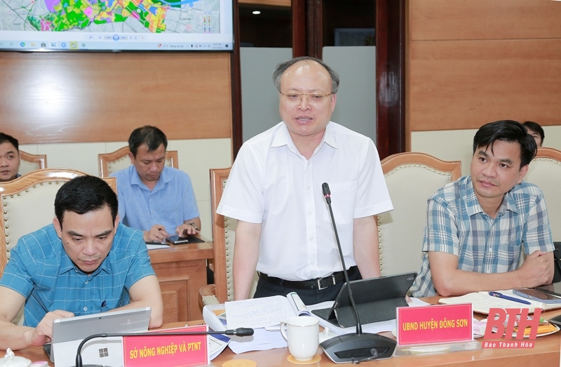 Assessment of the current status of urban development and planned establishment of wards in Thanh Hoa city