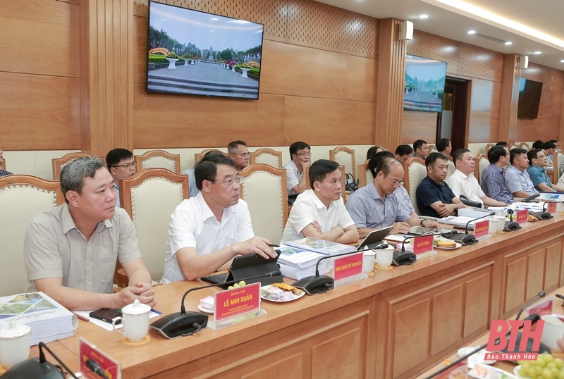 Assessment of the current status of urban development and planned establishment of wards in Thanh Hoa city