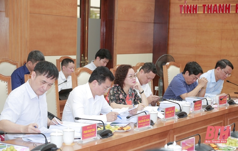 Assessment of the current status of urban development and planned establishment of wards in Thanh Hoa city