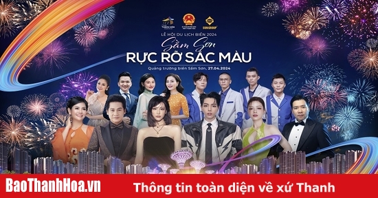 Một mùa hè đầy sôi động sẽ mở màn bằng pháo hoa rực rỡ tại Quảng trường biển Sầm Sơn trong đêm khai mạc lễ hội du lịch biển