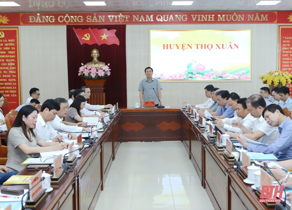 Thọ Xuân phấn đấu được công nhận huyện đạt chuẩn nông thôn mới nâng cao trong năm 2024, trở thành thị xã trước năm 2030