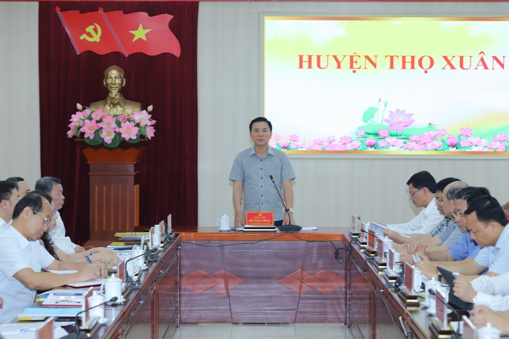 Thọ Xuân phấn đấu được công nhận huyện đạt chuẩn nông thôn mới nâng cao trong năm 2024, trở thành thị xã trước năm 2030