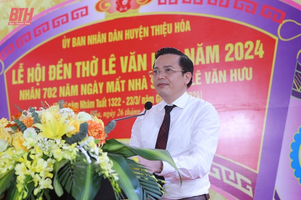 Khai mạc Lễ hội Đền thờ Lê Văn Hưu năm 2024