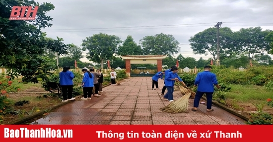 Tuổi trẻ Triệu Sơn với “Ngày chủ nhật sạch”