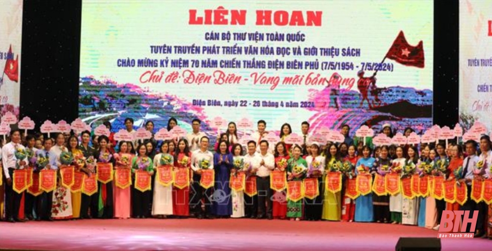 Thư viện tỉnh Thanh Hóa đoạt giải nhất Liên hoan cán bộ thư viện toàn quốc tuyên truyền chủ đề Điện Biên Phủ