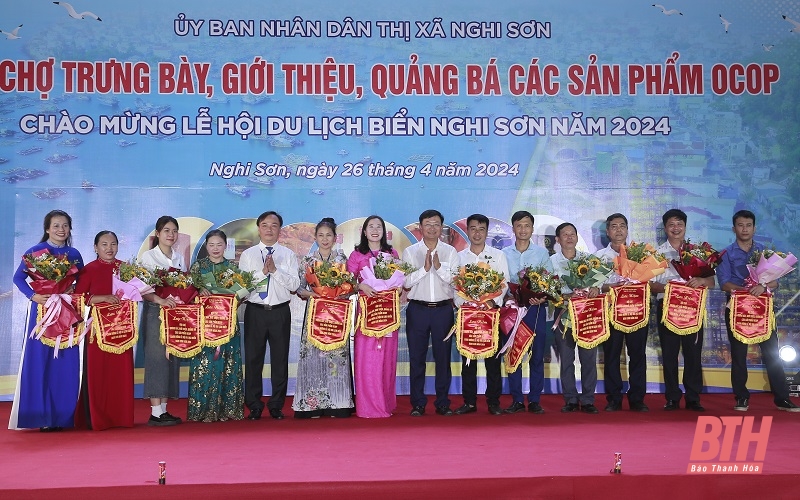 Khai mạc Hội chợ trưng bày, quảng bá, giới thiệu sản phẩm OCOP tại Lễ hội du lịch biển Nghi Sơn năm 2024