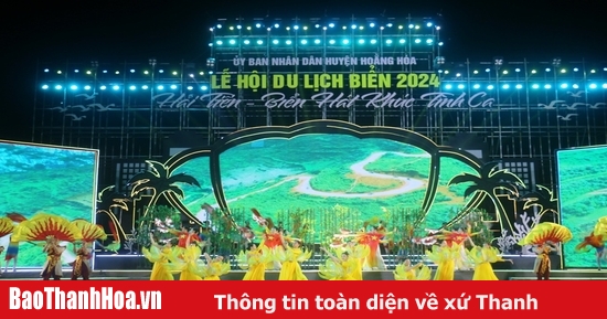 Tổng duyệt Chương trình nghệ thuật Lễ hội du lịch biển Hải Tiến năm 2024