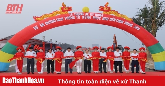 Thông xe kỹ thuật tuyến đường du lịch lịch ven bờ biển Hải Tiến