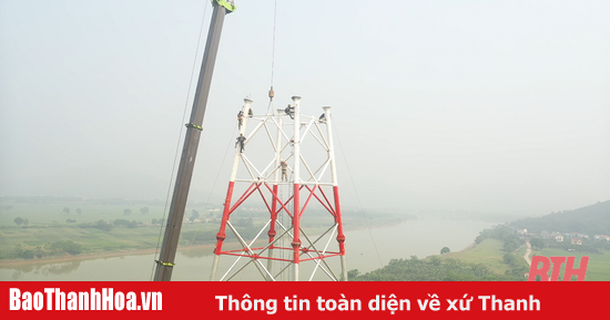 Xuyên lễ, “vượt nắng, thắng mưa” trên công trường Đường dây 500 kV mạch 3