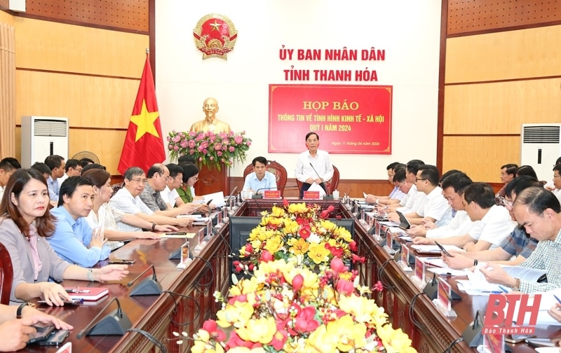 UBND tỉnh họp báo thường kỳ quý I/2024