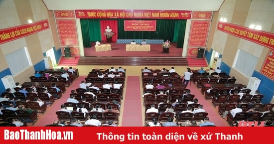 Đoàn ĐBQH tỉnh tiếp xúc cử tri các huyện Cẩm Thủy, Ngọc Lặc trước Kỳ họp thứ 7, Quốc hội khóa XV