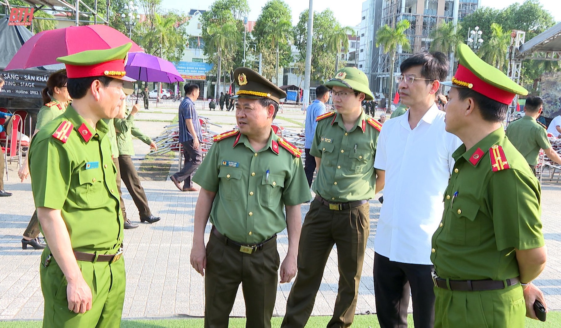 Công an Thanh Hóa triển khai phương án bảo đảm ANTT cầu truyền hình trực tiếp Lễ kỷ niệm 70 năm Chiến thắng Điện Biên Phủ