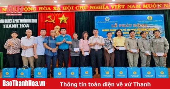 Công đoàn ngành nông nghiệp và phát triển nông thôn phát động “Tháng hành động về an toàn vệ sinh lao động” và “Tháng Công nhân” năm 2024