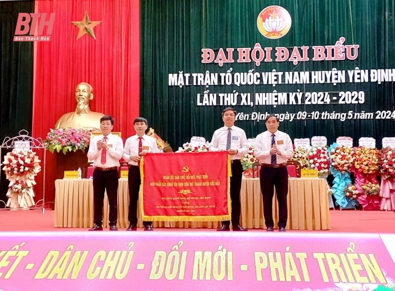 Đại hội đại biểu MTTQ huyện Yên Định lần thứ XI, nhiệm kỳ 2024-2029: Đoàn kết - dân chủ - đổi mới - phát triển, xây dựng Yên Định sớm trở thành huyện kiểu mẫu