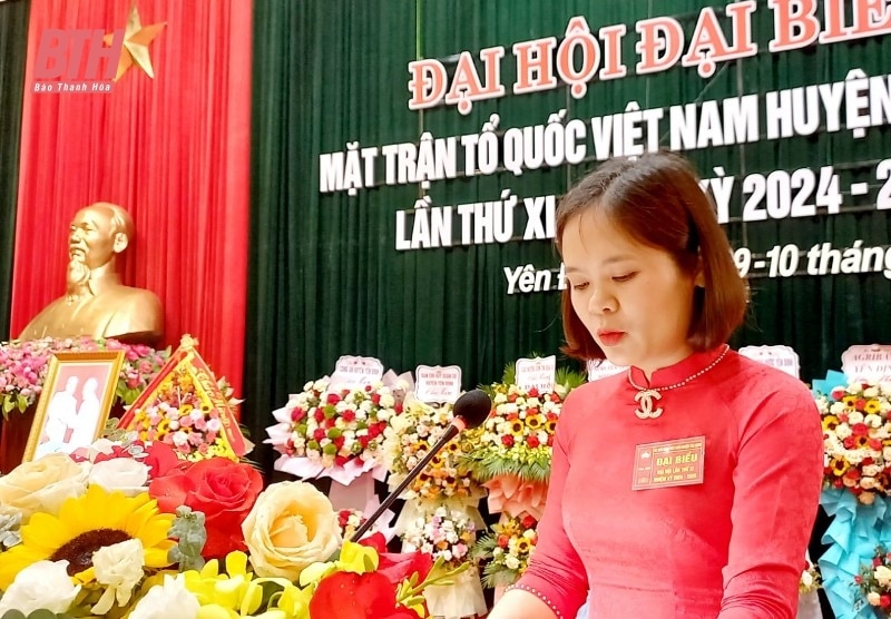 Đại hội đại biểu MTTQ huyện Yên Định lần thứ XI, nhiệm kỳ 2024-2029: Đoàn kết - dân chủ - đổi mới - phát triển, xây dựng Yên Định sớm trở thành huyện kiểu mẫu