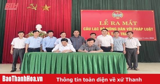 Thành lập Câu lạc bộ “Nông dân với pháp luật”