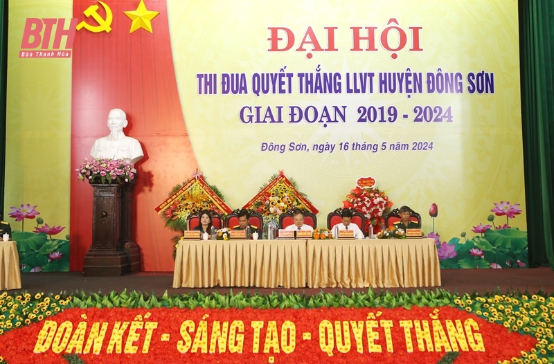 Đại hội Thi đua Quyết thắng lực lượng vũ trang huyện Đông Sơn giai đoạn 2019-2024