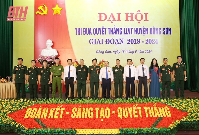 Đại hội Thi đua Quyết thắng lực lượng vũ trang huyện Đông Sơn giai đoạn 2019-2024