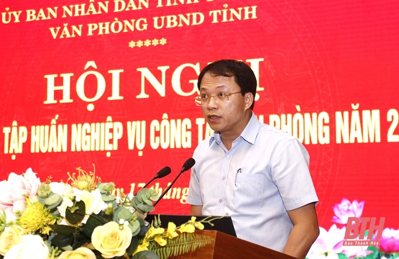 Bồi dưỡng, tập huấn nghiệp vụ công tác văn phòng năm 2024