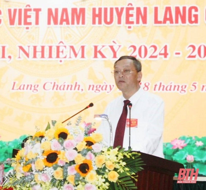 Đại hội đại biểu MTTQ huyện Lang Chánh lần thứ XVI, nhiệm kỳ 2024-2029