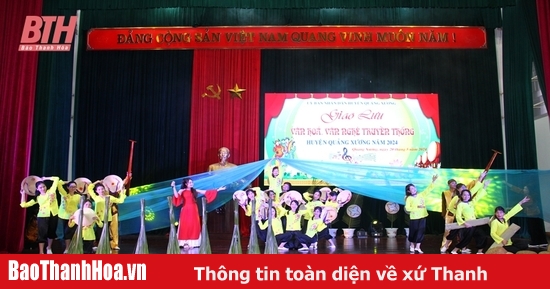 Giao lưu văn hóa, văn nghệ truyền thống huyện Quảng Xương