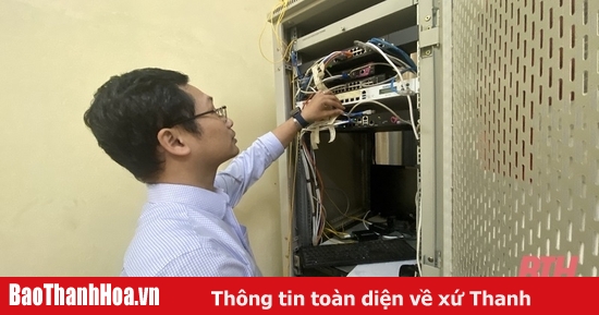 Applying 4.0 in monitoring the exploitation and use of water resources at Trung Son Hydropower Plant