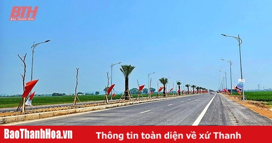 Thieu Hoa focuses on investing in developing transport infrastructure.