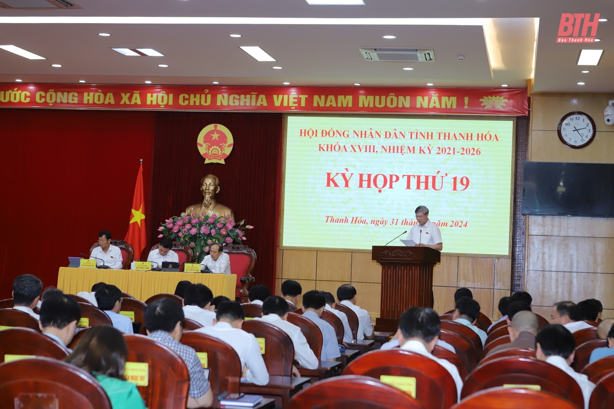 Kỳ họp thứ 19, HĐND tỉnh thông qua 33 Nghị quyết