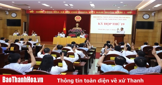 Kỳ họp thứ 19, HĐND tỉnh thông qua 33 Nghị quyết