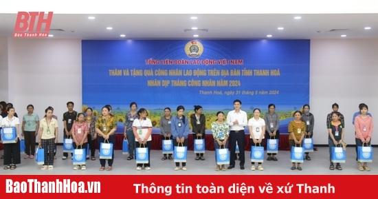 Phó Chủ tịch Tổng LĐLĐ Việt Nam Ngọ Duy Hiểu thăm, tặng quà công nhân lao động Công ty TNHH Giầy Annora Việt Nam