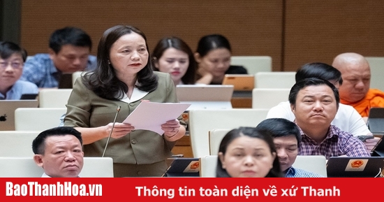 ĐBQH Cầm Thị Mẫn tham gia góp ý về một số nội dung còn ý kiến khác nhau của dự thảo Luật Đường bộ