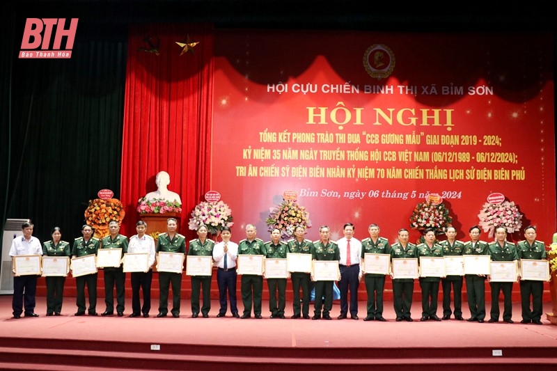 Hội Cựu chiến binh thị xã Bỉm Sơn tổng kết phong trào “Cựu chiến binh gương mẫu”