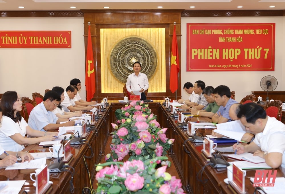 Phiên họp thứ 7, Ban Chỉ đạo phòng, chống tham nhũng, tiêu cực tỉnh