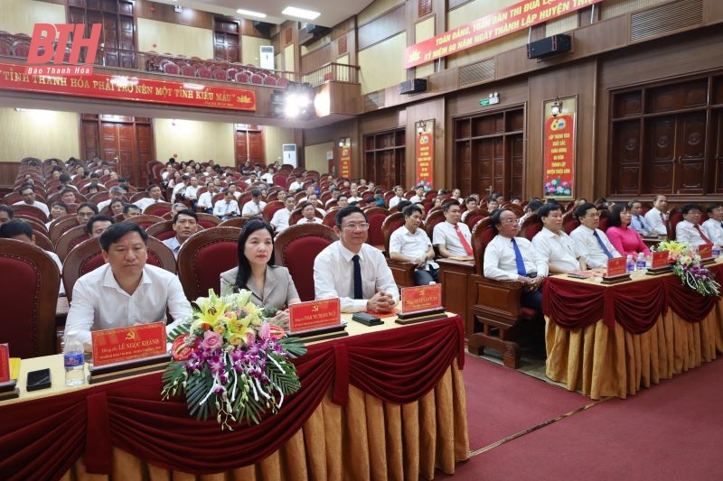 Triệu Sơn phát động đợt thi đua cao điểm lập thành tích chào mừng 60 năm ngày thành lập huyện