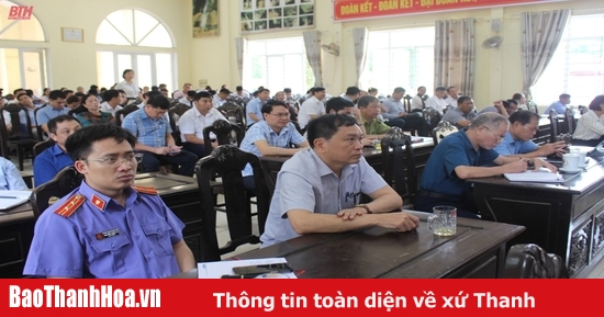 Đại biểu HĐND tỉnh tiếp xúc cử tri tại huyện Bá Thước