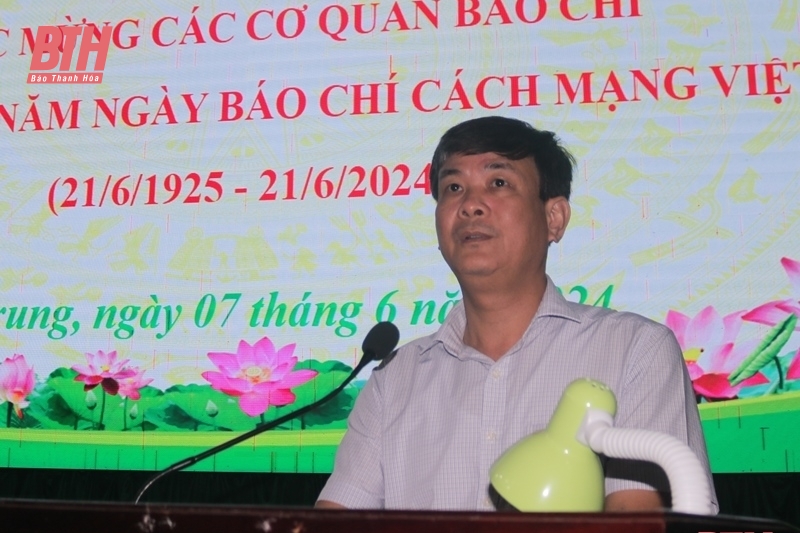 Huyện Hà Trung gặp mặt các cơ quan báo chí 