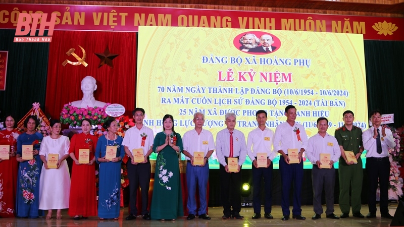 Đảng bộ xã Hoằng Phụ kỷ niệm 70 năm ngày thành lập