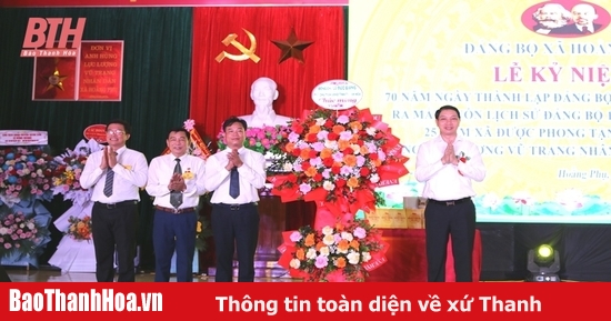 Đảng bộ xã Hoằng Phụ kỷ niệm 70 năm ngày thành lập