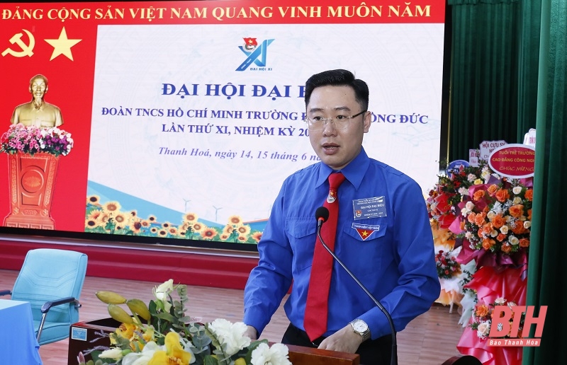 Đại hội đại biểu Đoàn TNCS Hồ Chí Minh Trường Đại học Hồng Đức lần thứ XI, nhiệm kỳ 2024-2027