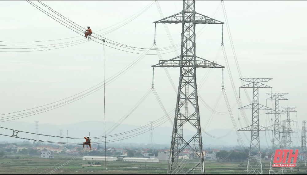 Đóng điện thành công Dự án đường dây 500kV mạch 3 Nhà máy Nhiệt điện Nam Định I - Thanh Hóa