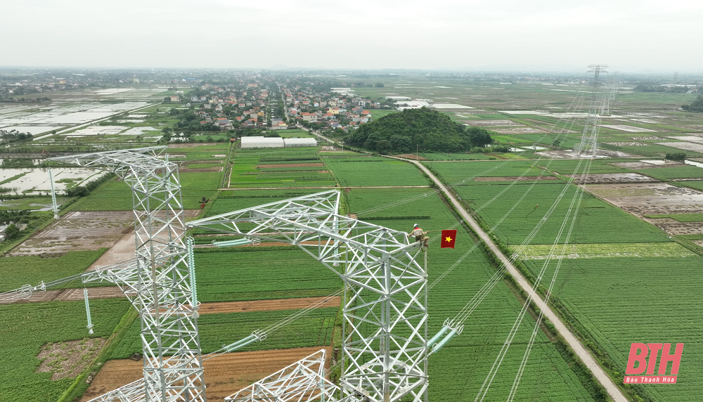 Đóng điện thành công Dự án đường dây 500kV mạch 3 Nhà máy Nhiệt điện Nam Định I - Thanh Hóa