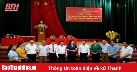 ĐBQH tỉnh Thanh Hóa tiếp xúc cử tri huyện Như Xuân