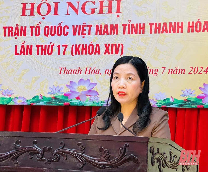 Hội nghị Ủy ban MTTQ tỉnh Thanh Hóa lần thứ 17 (khóa XV)