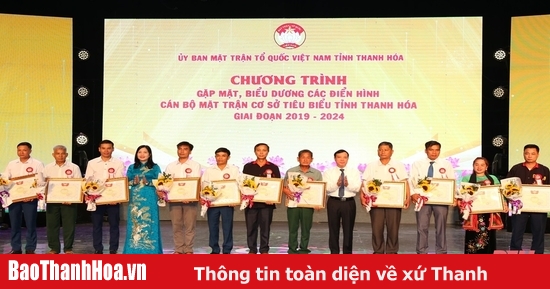 Biểu dương điển hình cán bộ mặt trận cơ sở tiêu biểu tỉnh Thanh Hóa