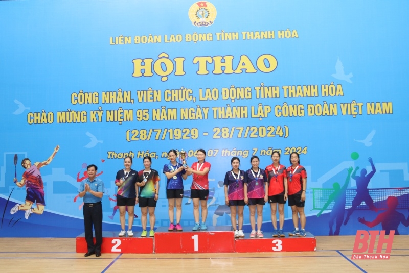 Bế mạc hội thao công nhân, viên chức, lao động tỉnh Thanh Hóa