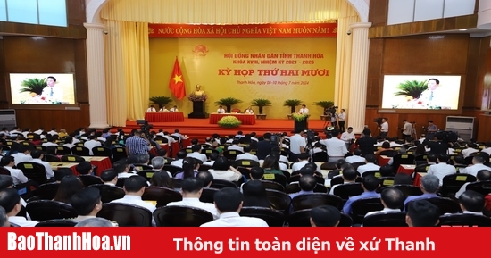 [Update] - Solemn opening of the 20th Session, 18th Thanh Hoa Provincial People's Council